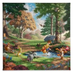 ''Winnie The Pooh I'' Gallery Wrapped Canvas By Thomas Kinkade Studios