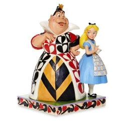 Alice And Queen Of Hearts ''Chaos And Curiosity'' Figure By Jim Shore – Alice In Wonderland