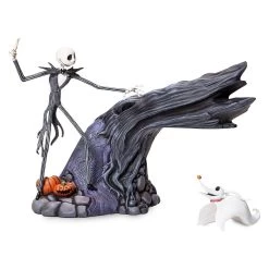 Jack Skellington With Levitating Zero Figure By Grand Jester Studios – The Nightmare Before Christmas