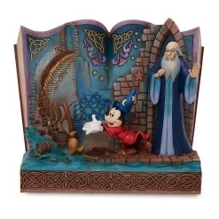 Sorcerer Mickey Mouse Storybook Figure By Jim Shore – Fantasia