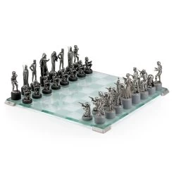 Star Wars Pewter Chess Set By Royal Selangor
