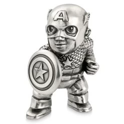 Captain America Pewter Mini Figurine By Royal Selangor
