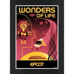 EPCOT Wonders Of Life Matted Print