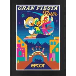 EPCOT Gran Fiesta Tour Matted Print