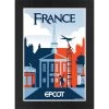 EPCOT France Pavilion Matted Print -Disney 7409047996887