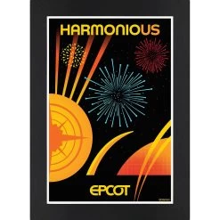 EPCOT Harmonious Matted Print