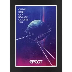 EPCOT 2019 Opening Matted Print