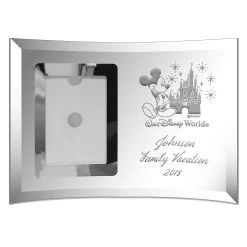 Walt Disney World Glass Frame By Arribas – Large – Personalized -Disney 7409055364012 1