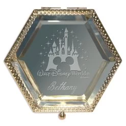 Walt Disney World Castle Glass Jewelry Box By Arribas – Personalized -Disney 7409055365564 2
