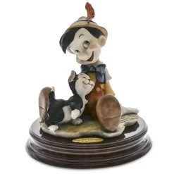 Pinocchio And Figaro Figure By Giuseppe Armani