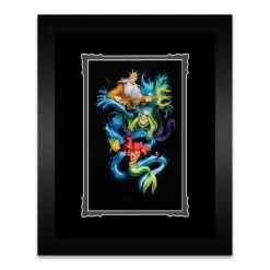 The Little Mermaid ''Ariel's Innocence'' Framed Deluxe Print By Noah