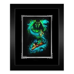 Sorcerer Mickey Mouse ''Waves Of Magic'' Framed Deluxe Print By Noah