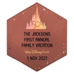 Walt Disney World 50th Anniversary Commemorative Legacy Paver – 6'' – Personalized