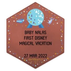 Walt Disney World 50th Anniversary EPCOT Commemorative Legacy Paver – 6'' – Personalized