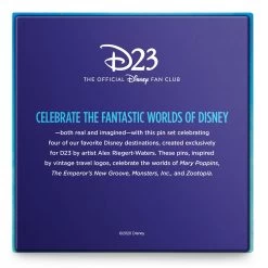 D23 Fantastic Worlds Pin Set – Limited Release -Disney 9942058530554 2